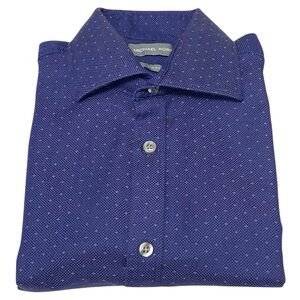 Michael Michael Kors Slim Fit Purple Button Dress Shirt Men’s M 15 1/2 32/33